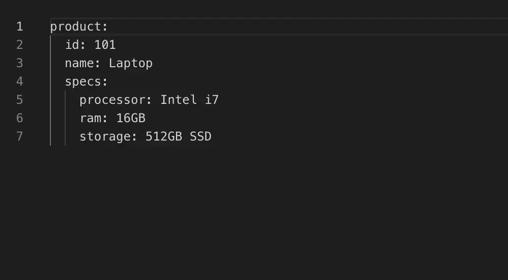 TOON format visualization – Before