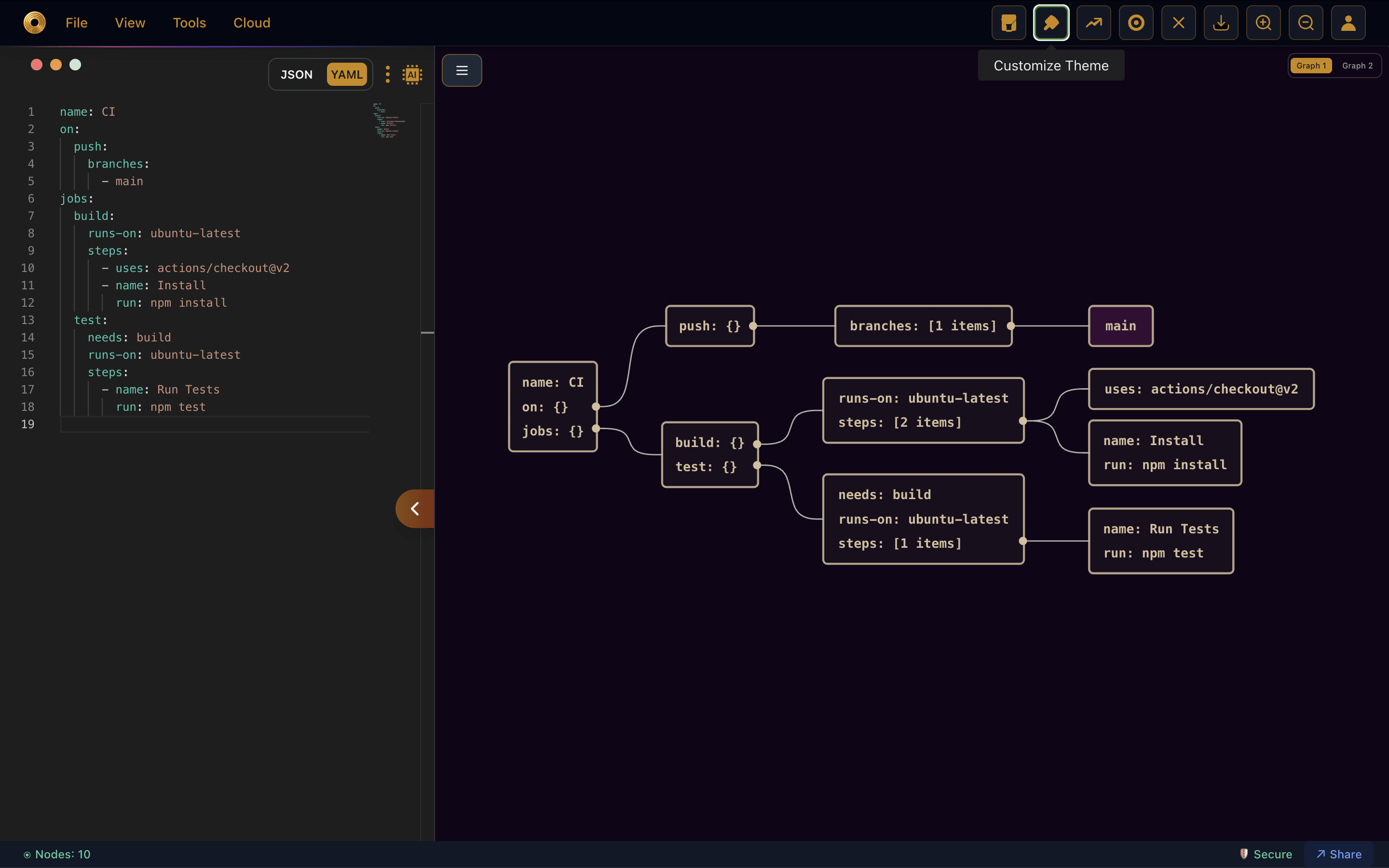 REST Client with Diagram