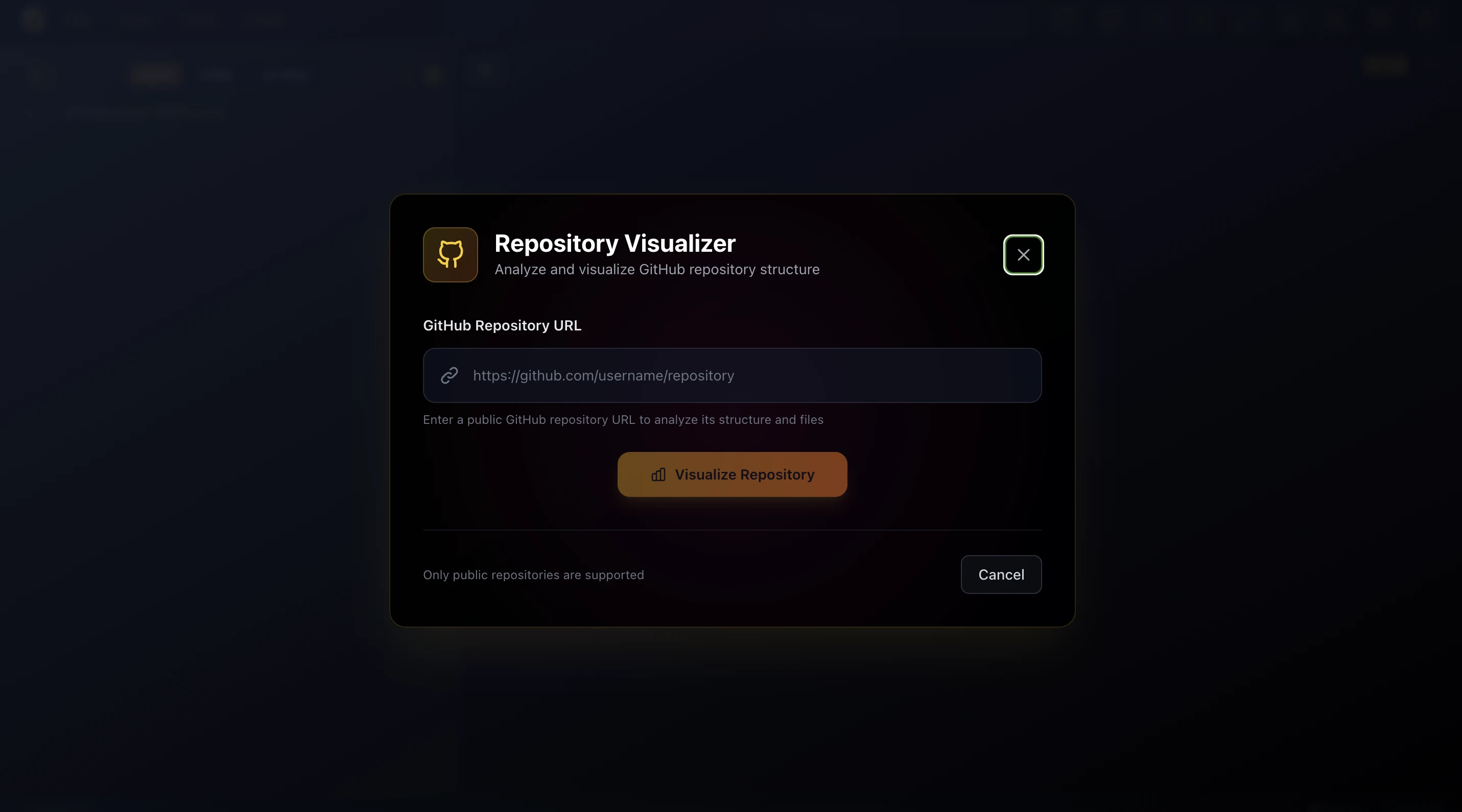 Visualize Github Repo