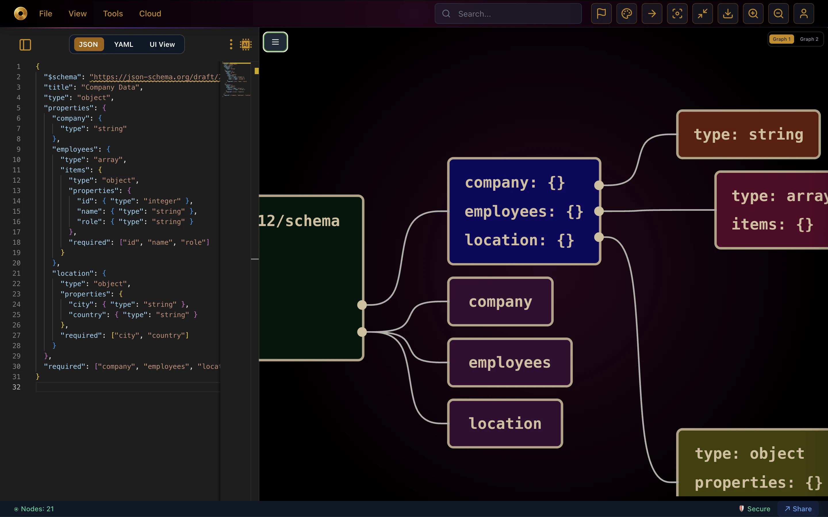 JSON Schema Visualizer